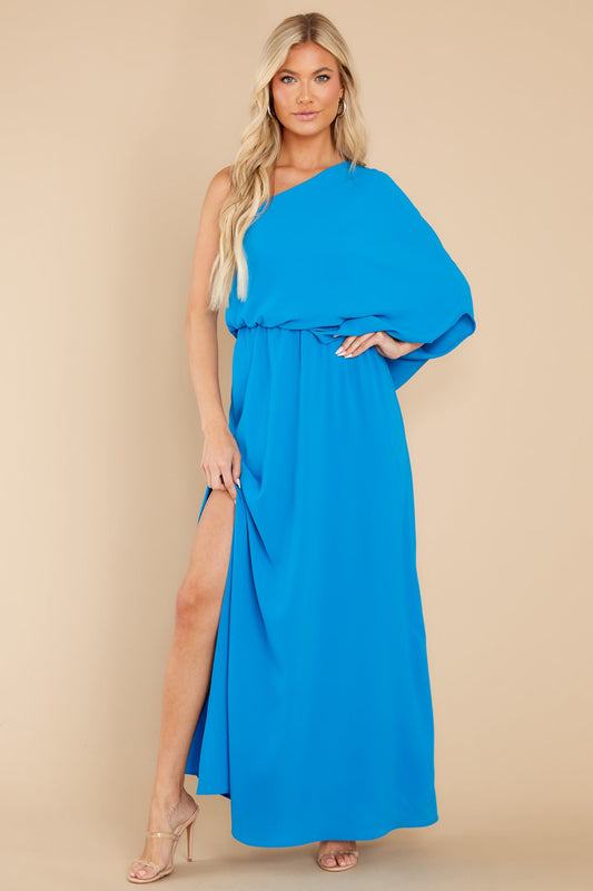 Get Obsessed Blue Maxi Dress