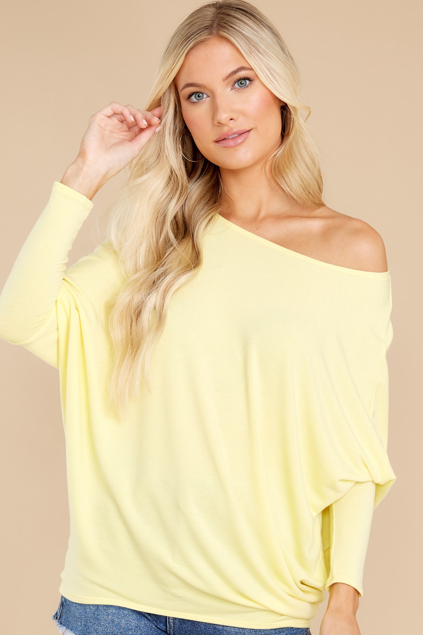 Take The Long Road Light Yellow Top