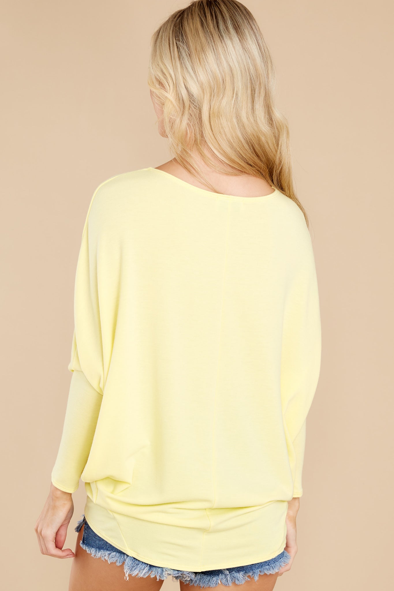 Take The Long Road Light Yellow Top