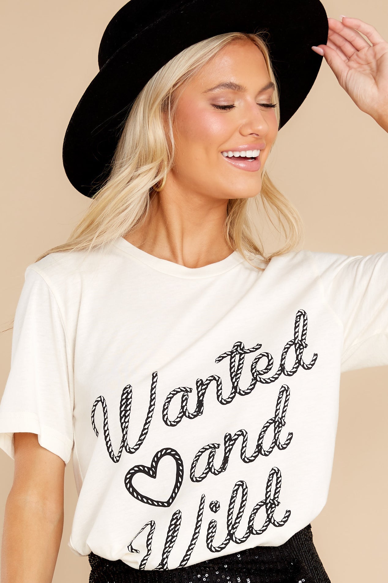 Wanted And Wild Sand Tee