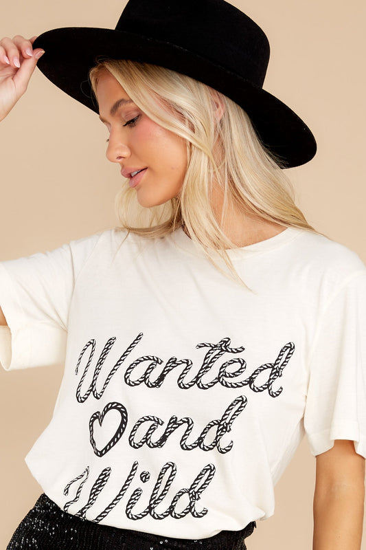 Wanted And Wild Sand Tee