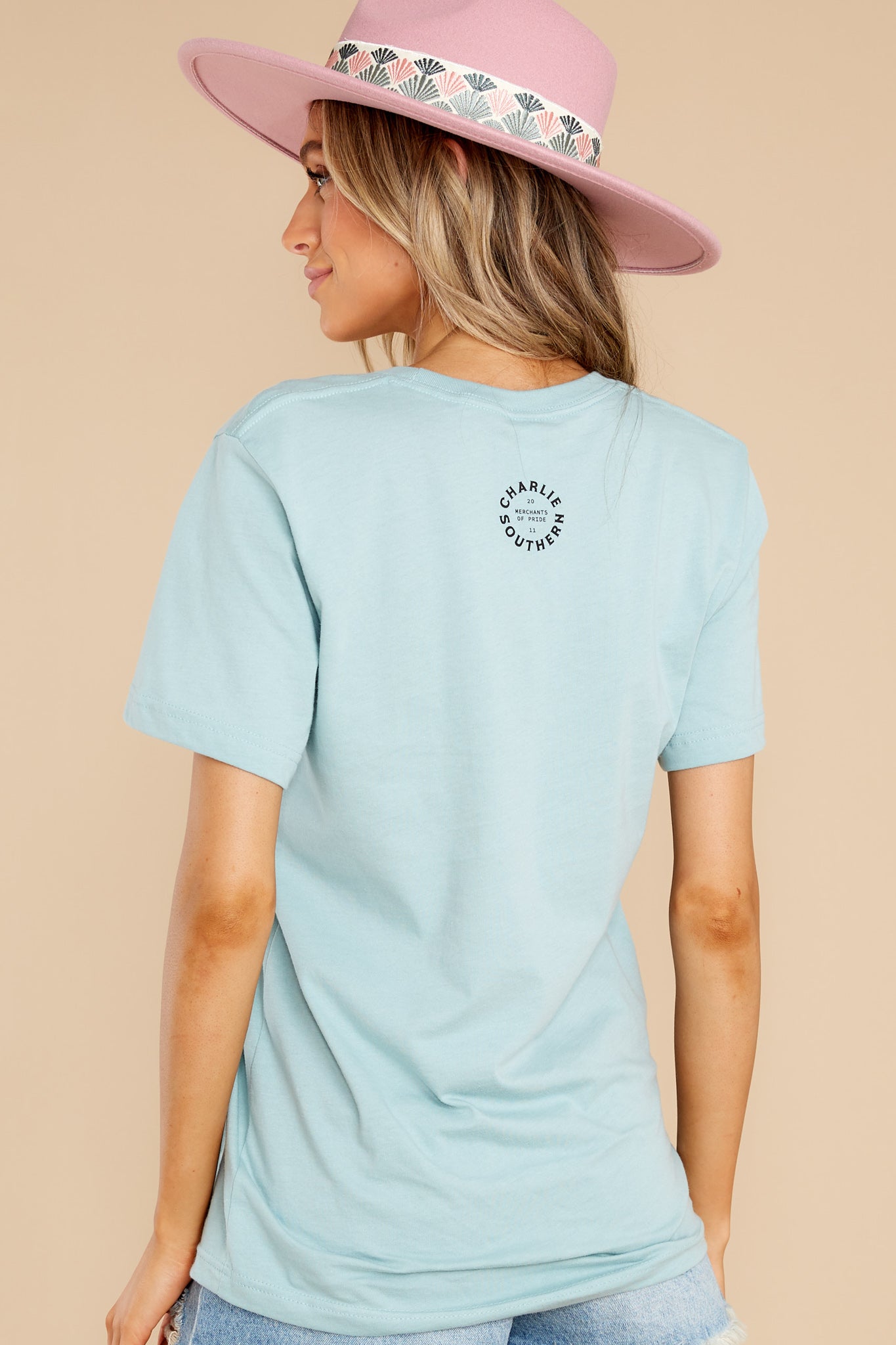 Long Live Country Music Light Blue Tee