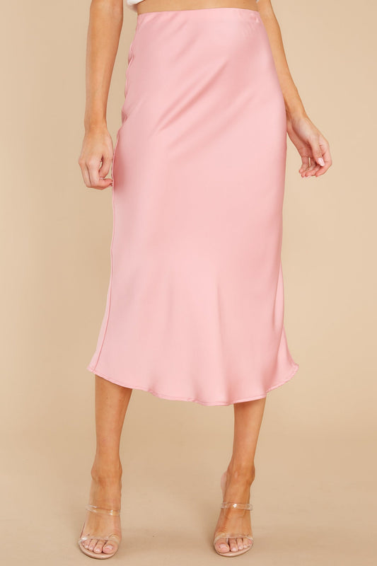 Enthusiastic Charm Rose Pink Skirt
