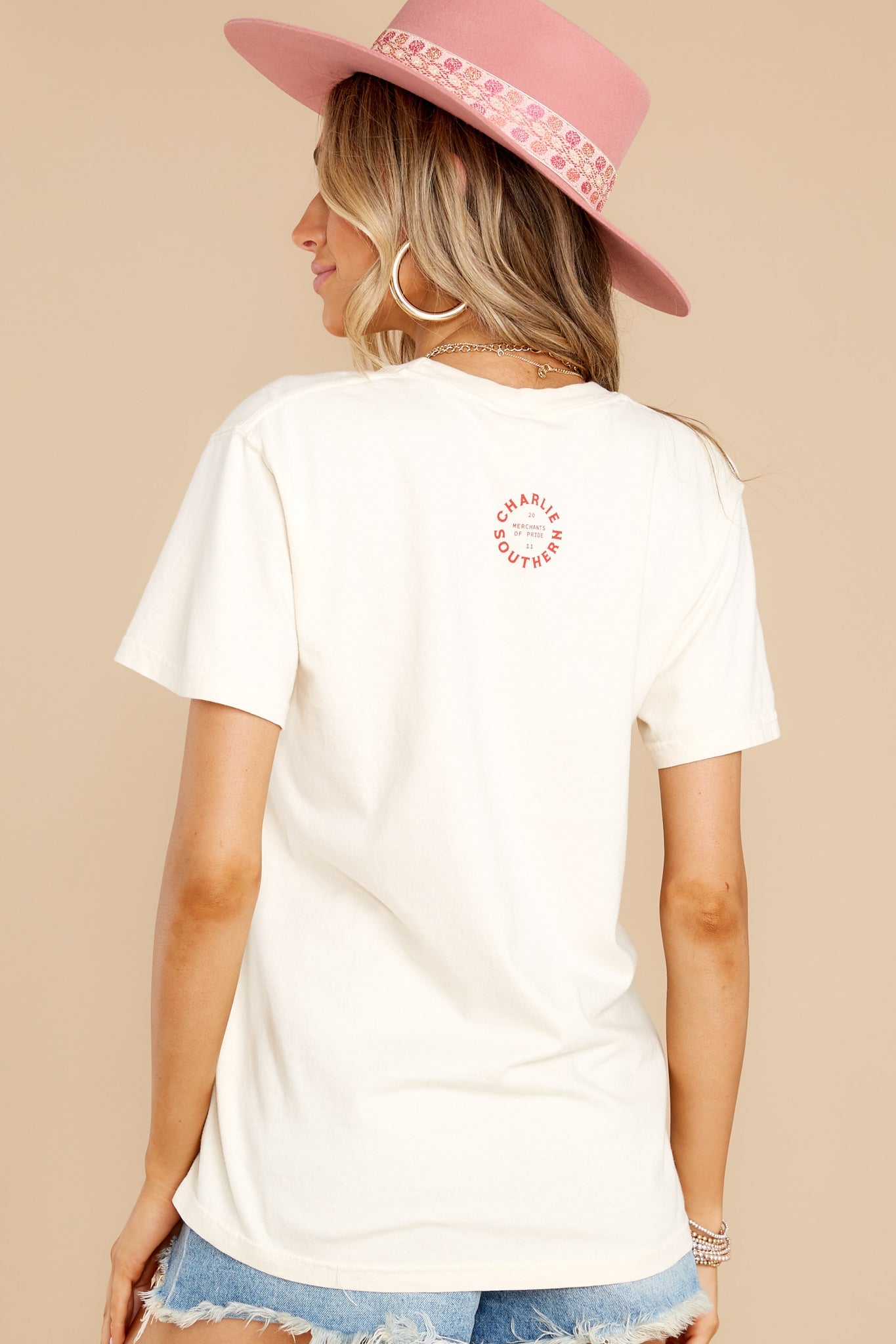 Golden Hour White T-shirt