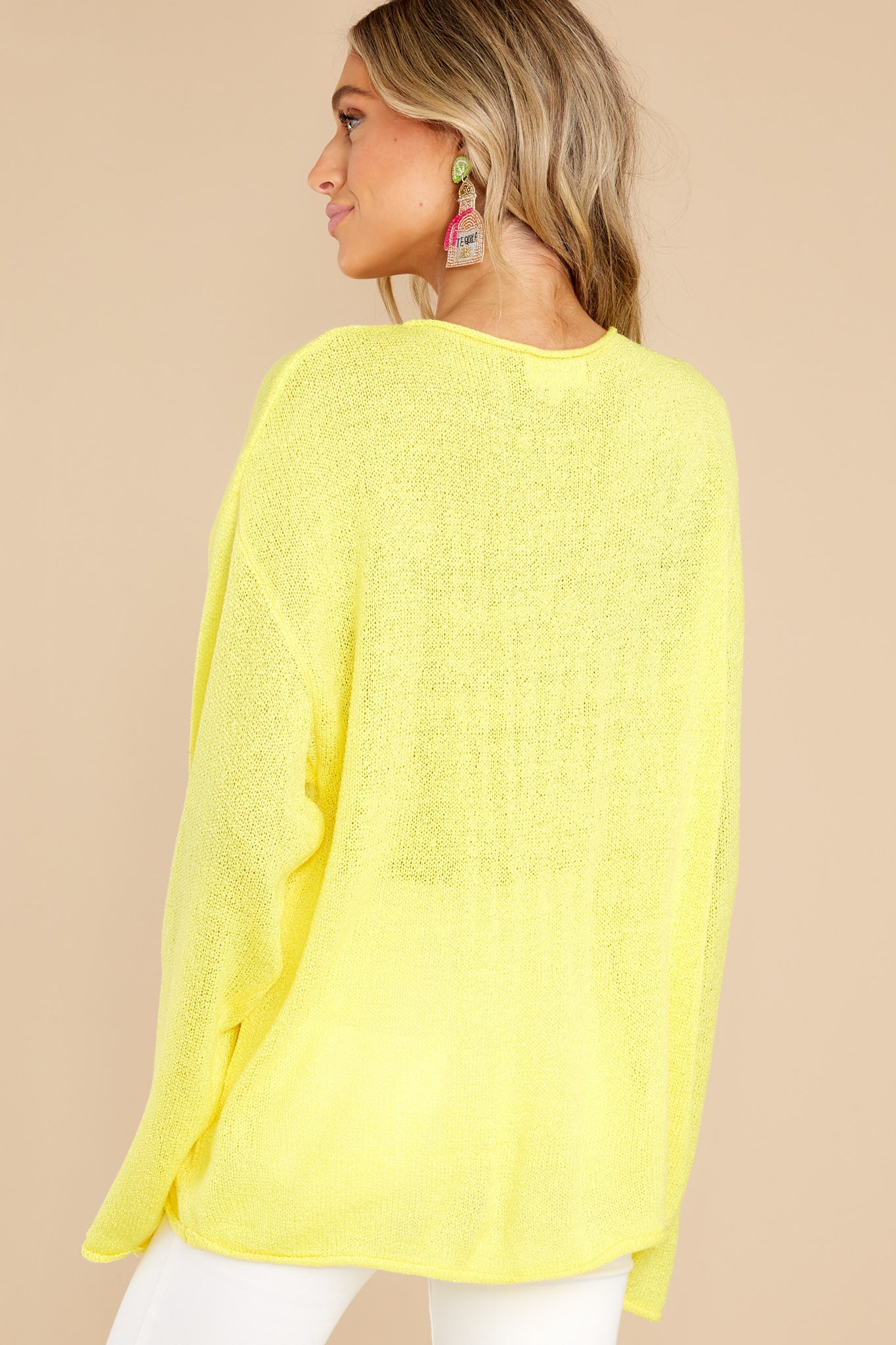 Tuesday Reminder Yellow Sweater