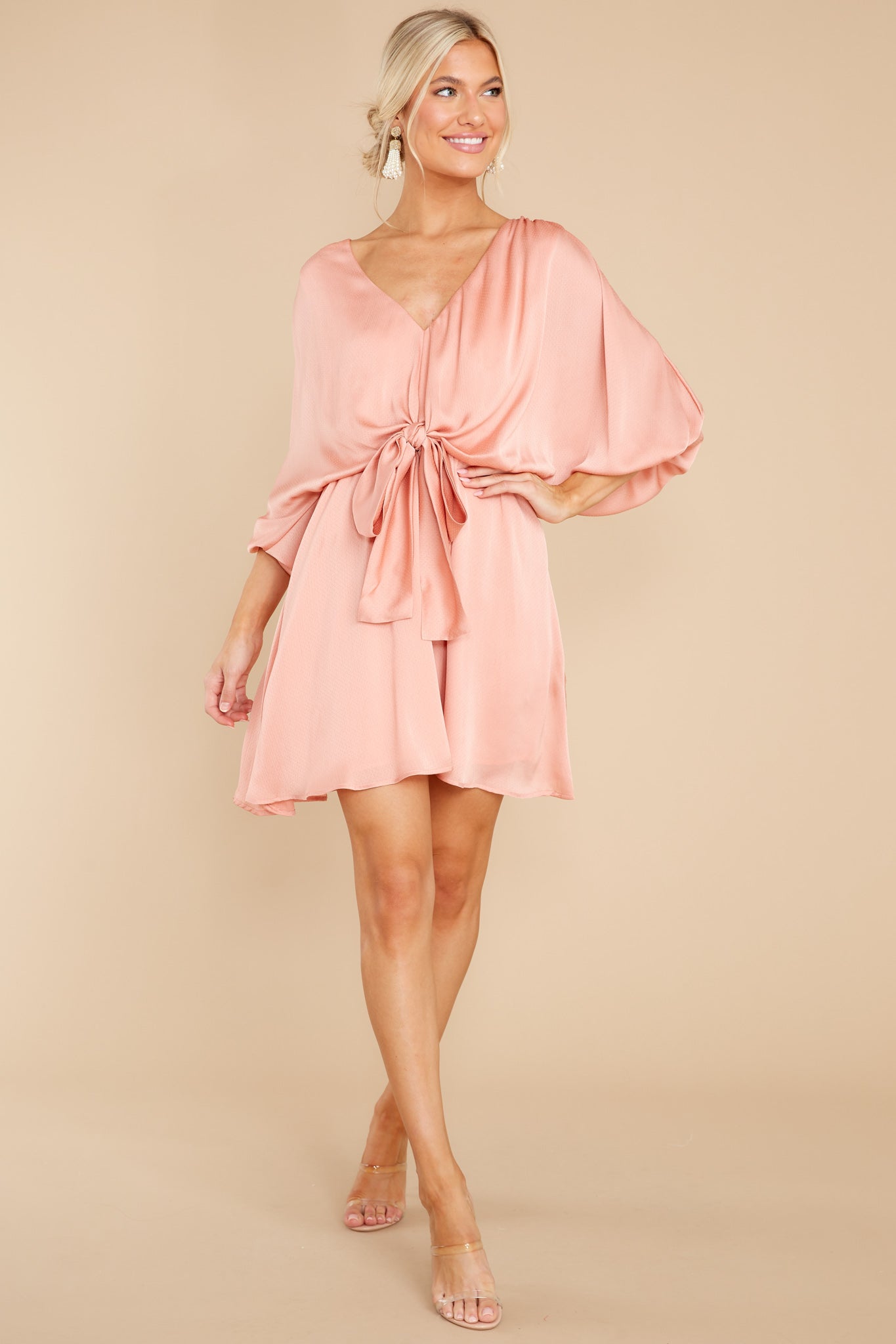 Luxurious Taste Rose Mauve Dress