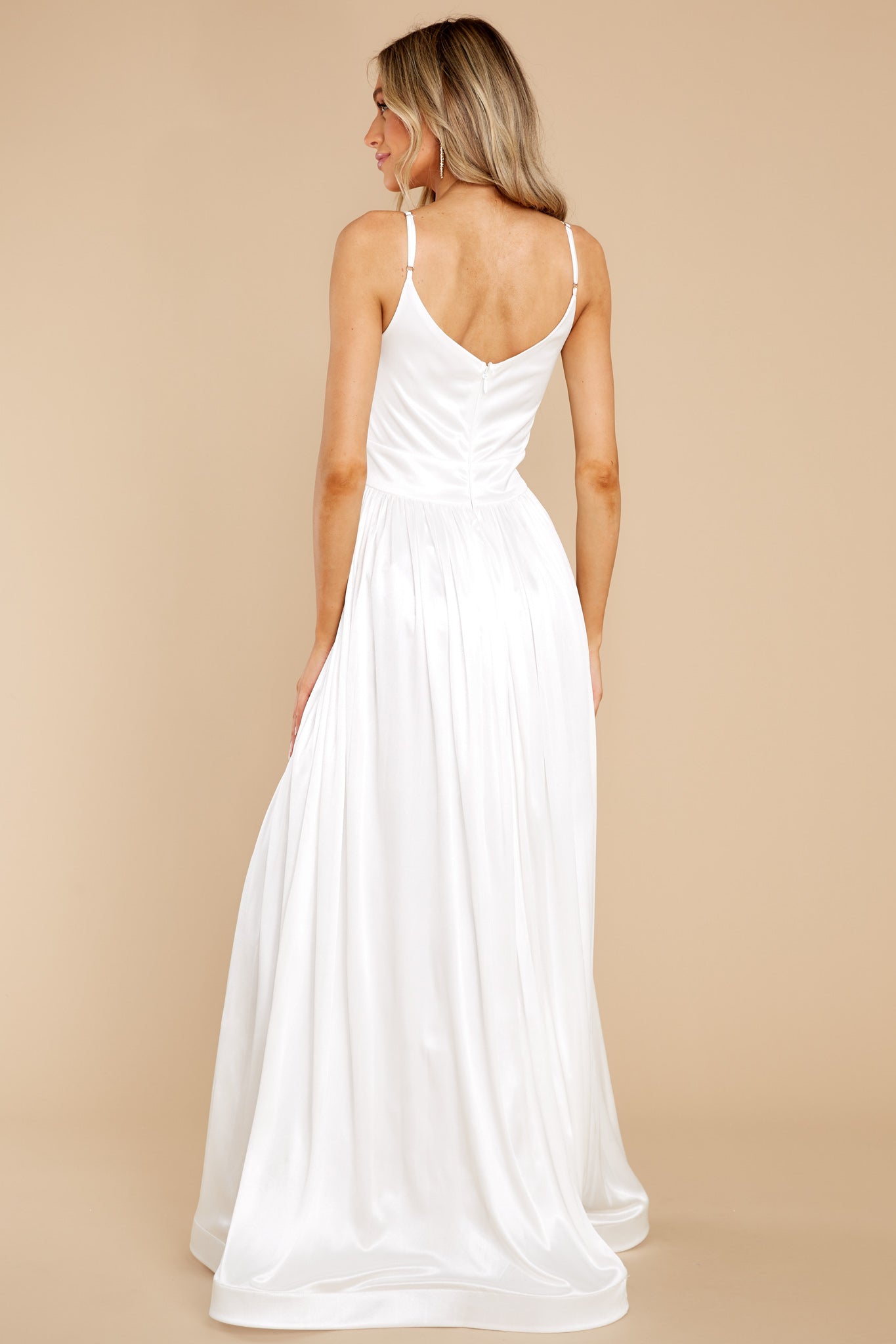 Catch The Wind Ivory Maxi Dress