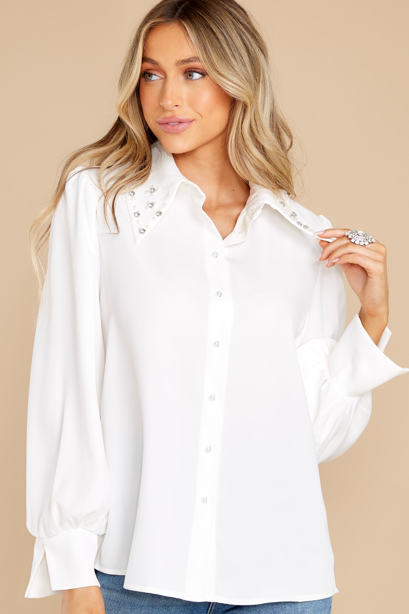 A Woman's Touch White Top