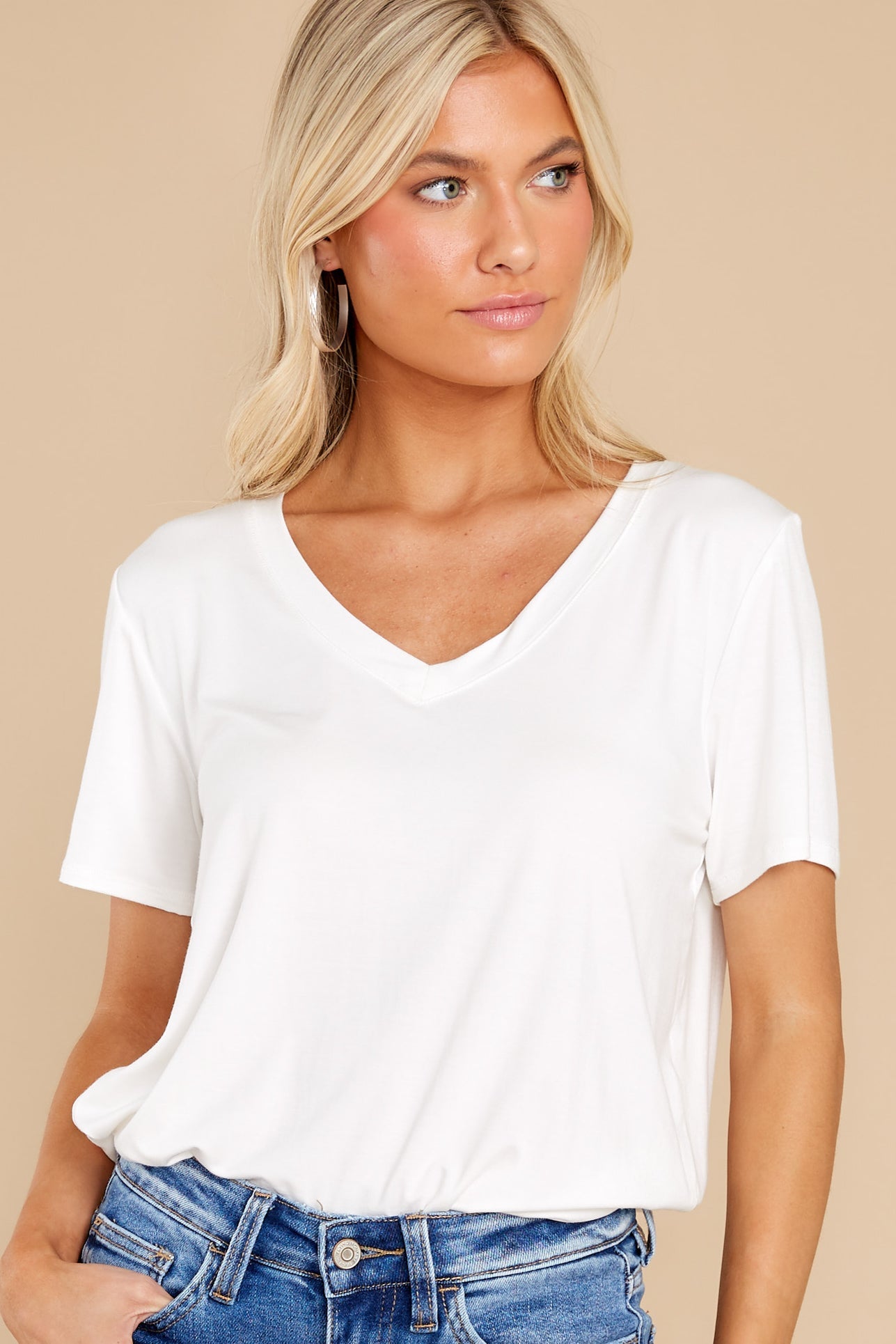 Okay With Me Ivory Top