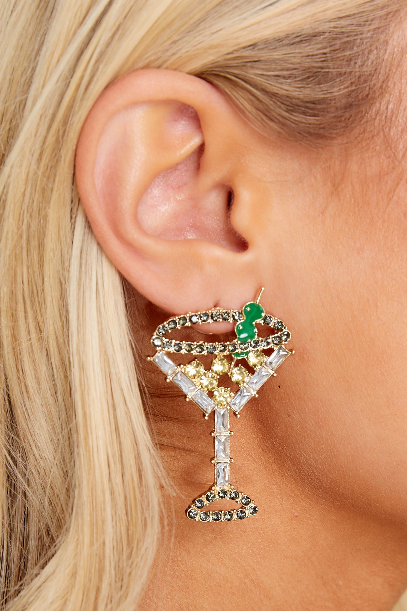 Party People Gold Earrings