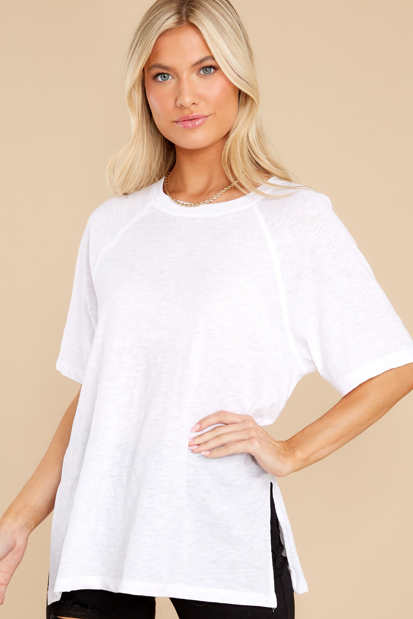 Oversized White Tee