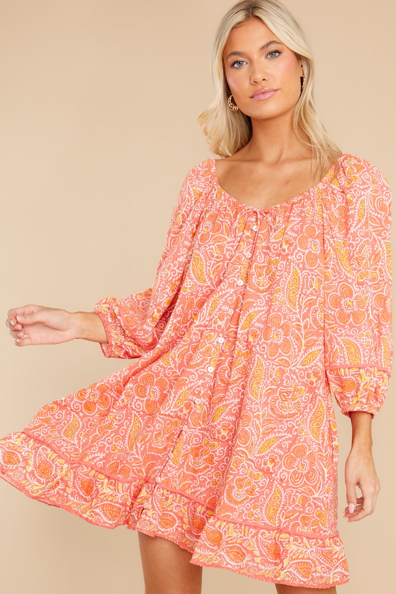 Grace Blossom Mini Dress