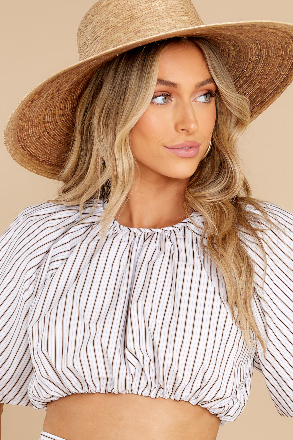 Cassia Striped Crop Top