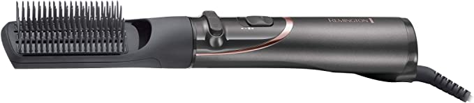 Remington Curl and Straight Confidence Rotating Hot Air Styler - Versatile Curling Iron, Soft Hair Dryer Brush, Paddle Hairbrush -NEW