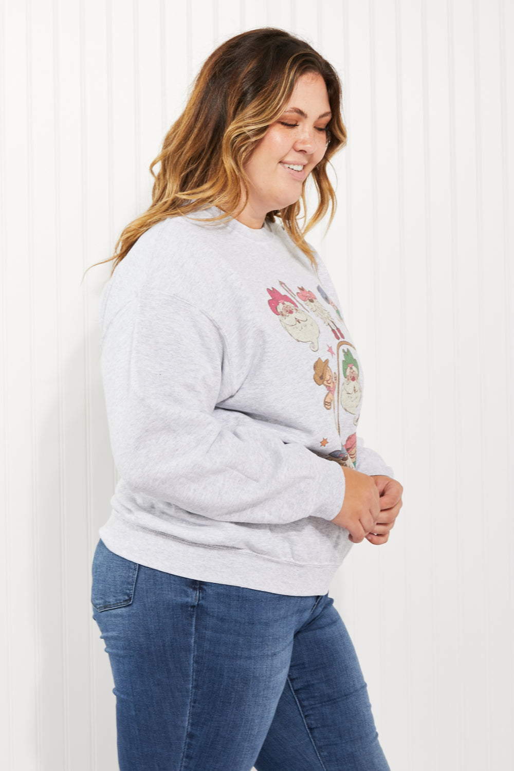 WKNDER Christmas Gallery Full Size Graphic Sweatshirt