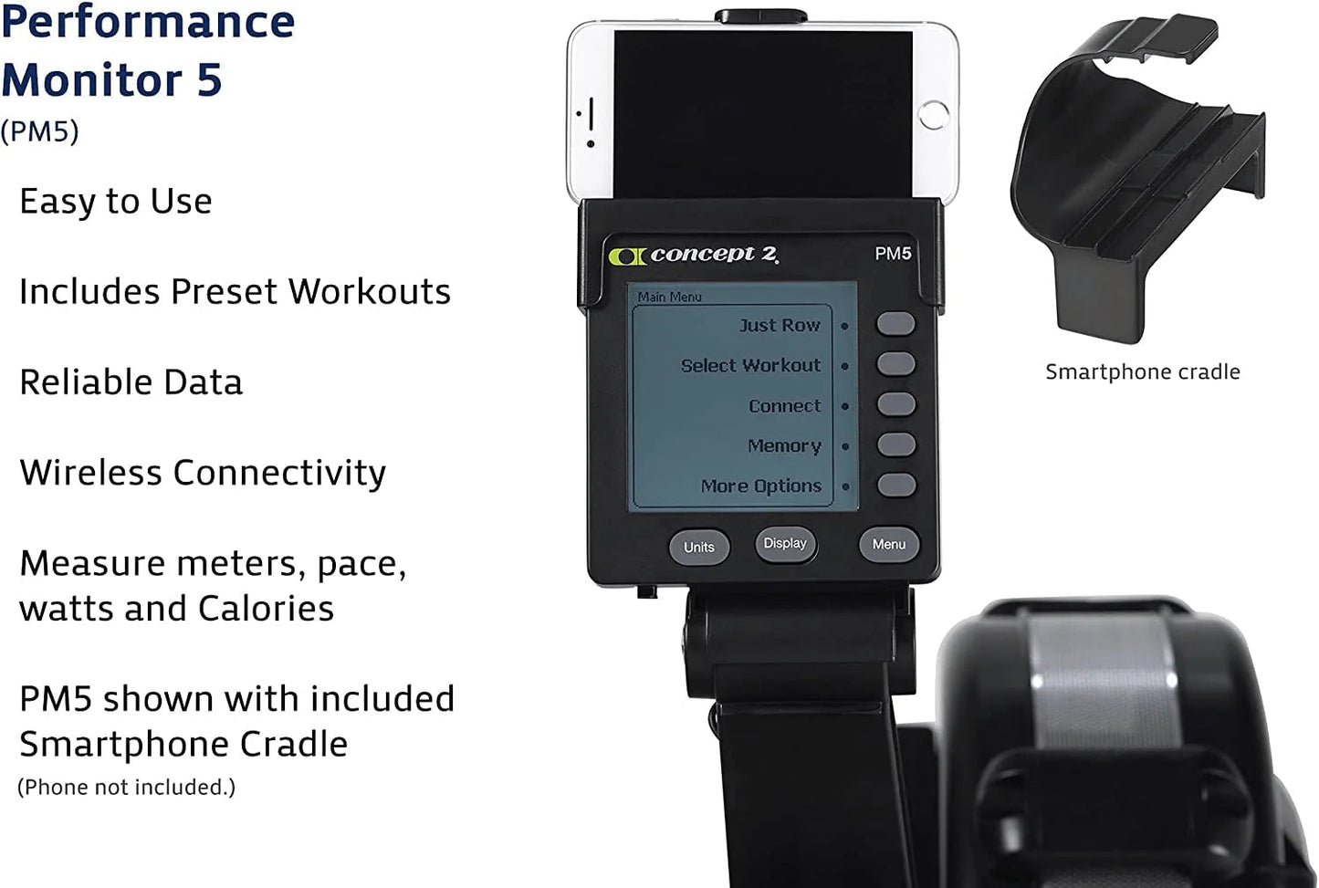 Concept2 Model D Indoor Rowing Machine with PM5 Performance Monitor