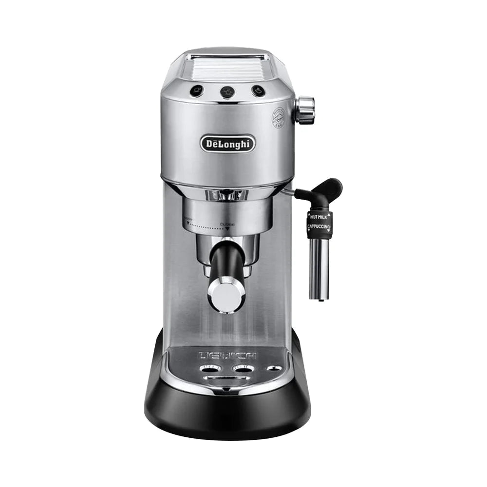 De'Longhi - DEDICA Espresso Machine with 15 bars of pressure and Milk Frother - Metal