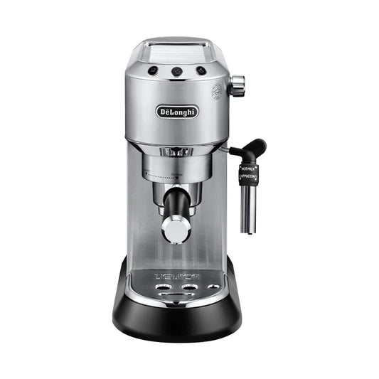 De'Longhi - DEDICA Espresso Machine with 15 bars of pressure and Milk Frother - Metal