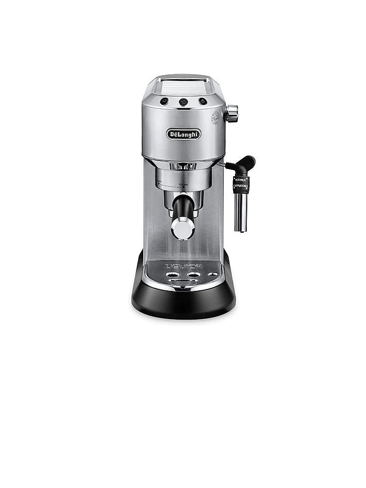 De'Longhi - DEDICA Espresso Machine with 15 bars of pressure and Milk Frother - Metal