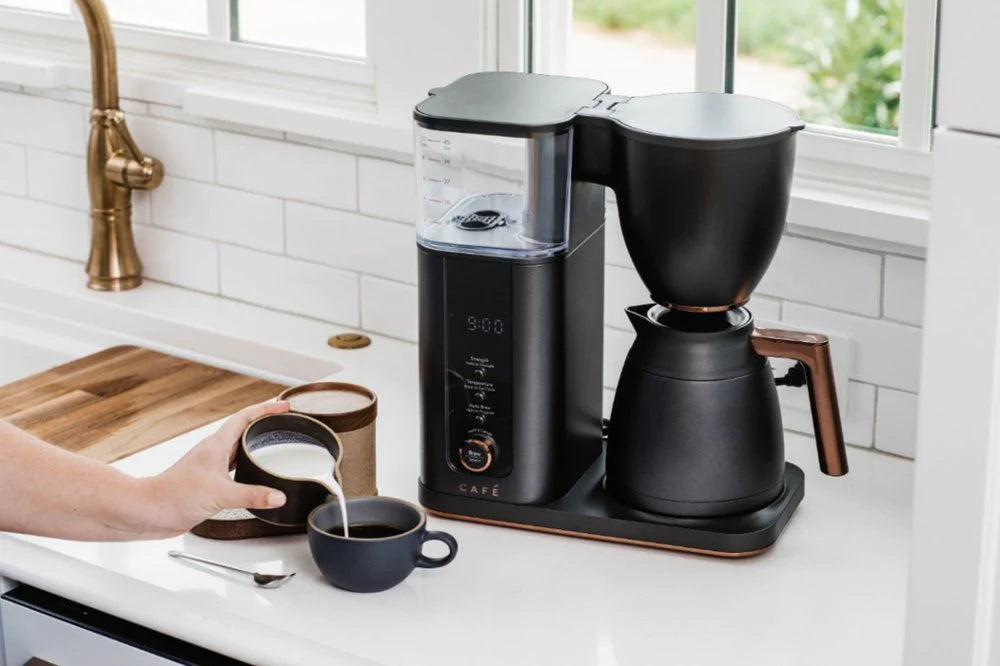 Café - Smart Drip 10-Cup Coffee Maker with WiFi - Matte Black