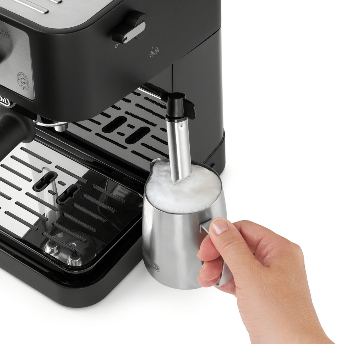 De'Longhi - Stilosa 15 Bar Pump Espresso Machine - Black and Stainless