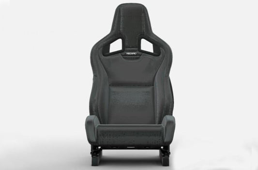 RECARO Black Leather Cross Sportster CS w/Heat Driver Seat (rec410.10.1785)