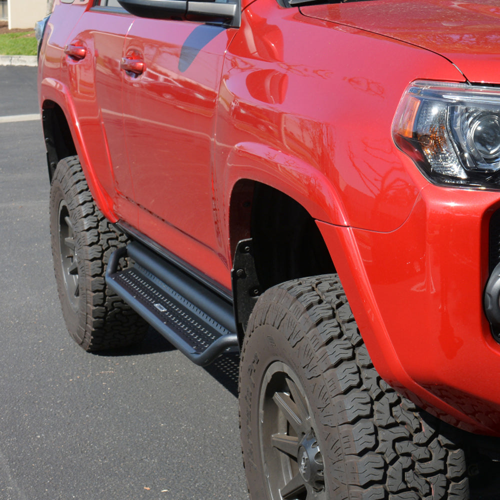 Go Rhino 05+ Toyota Tacoma Dominator Extreme D1 SideSteps Complete Kit w/SideStep + Brkts (gorD14429T)
