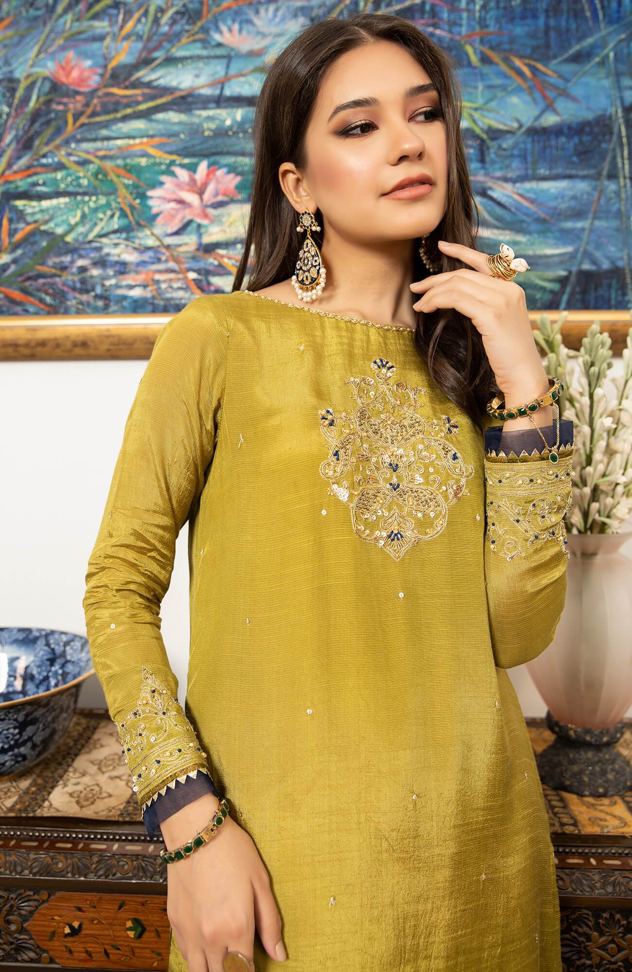 Sabz Roshan Dupata (Custom)