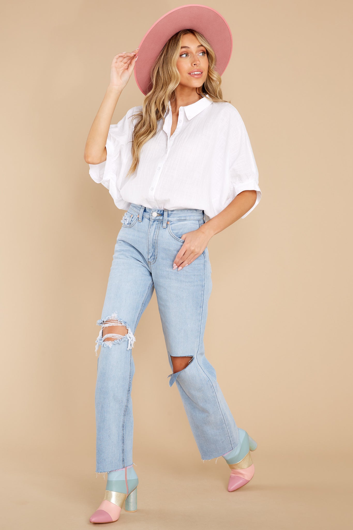 Always The One White Top