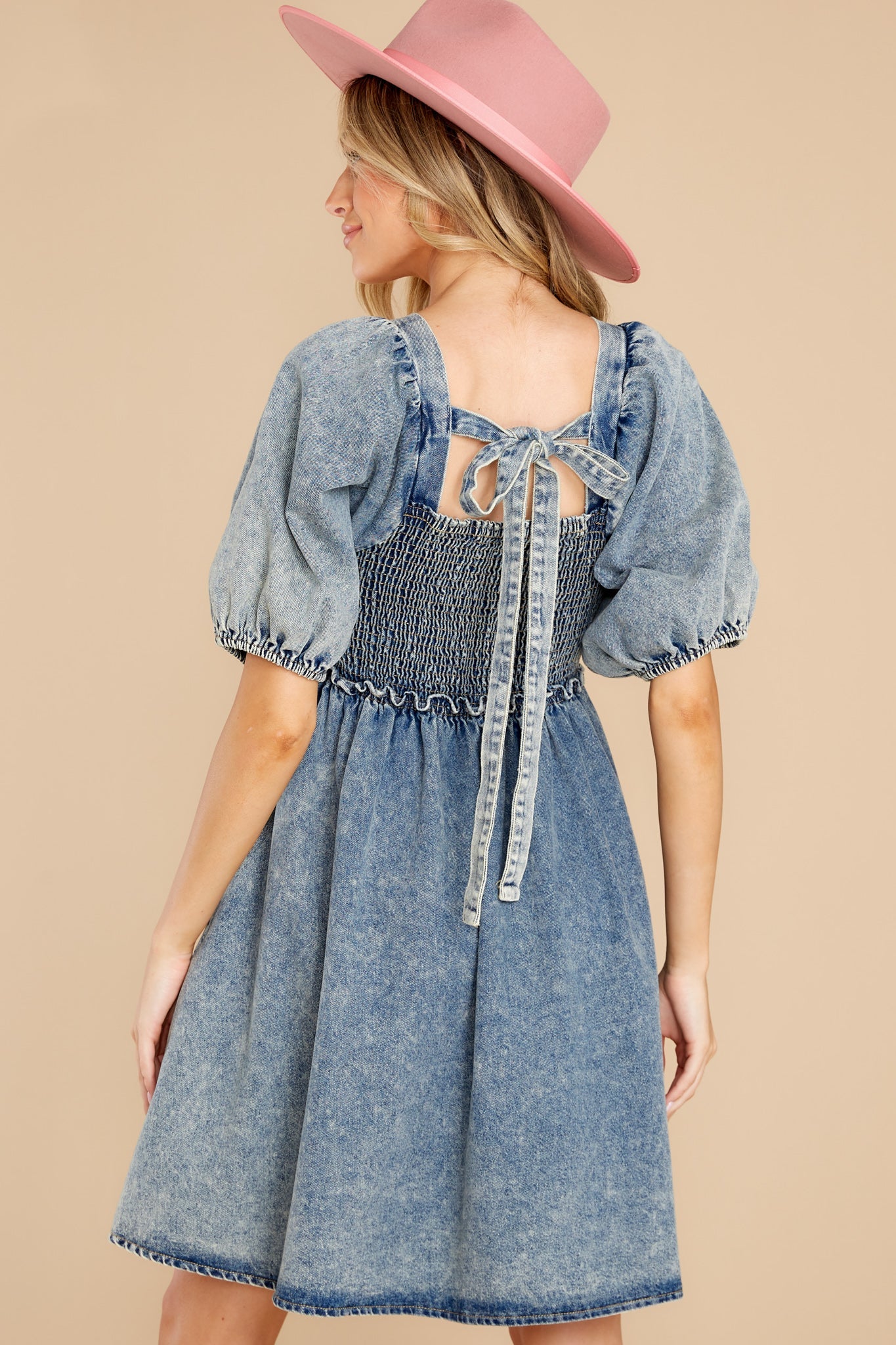 Turn Of The Tide Denim Dress