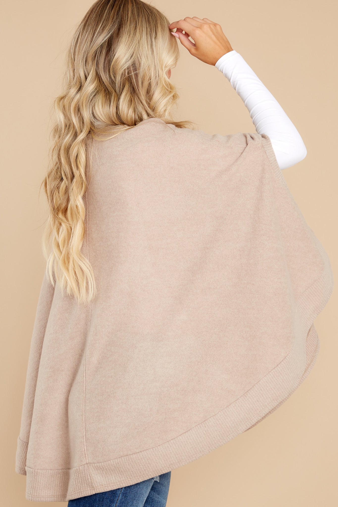 Make Your Mark Tan Poncho