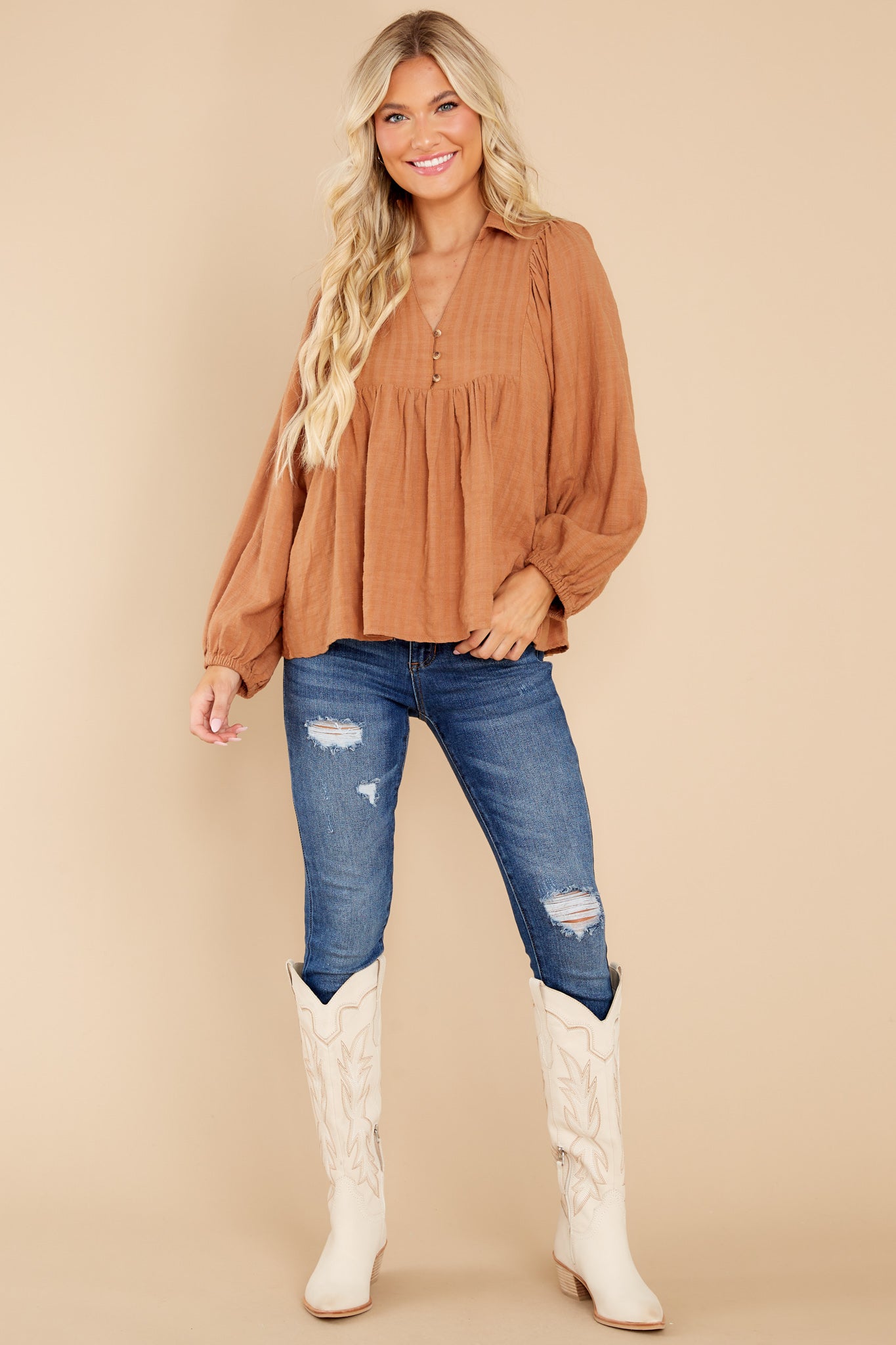 Be My Guest Camel Top