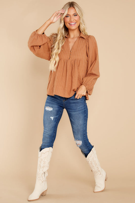 Be My Guest Camel Top