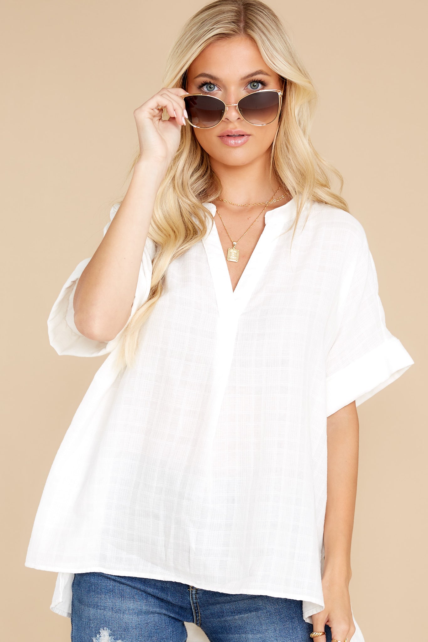 Kiss The Wind White Top