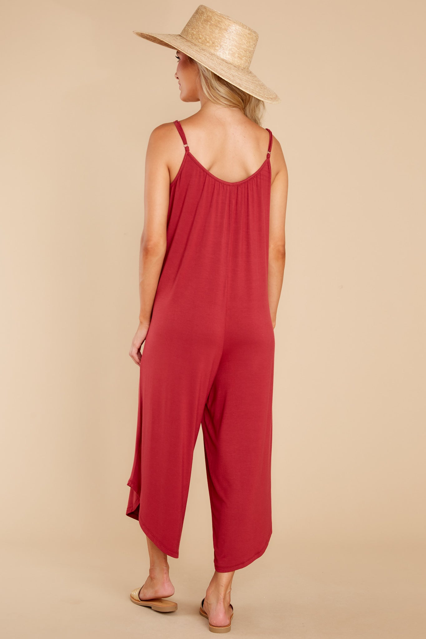 Rouge Flared Jumpsuit