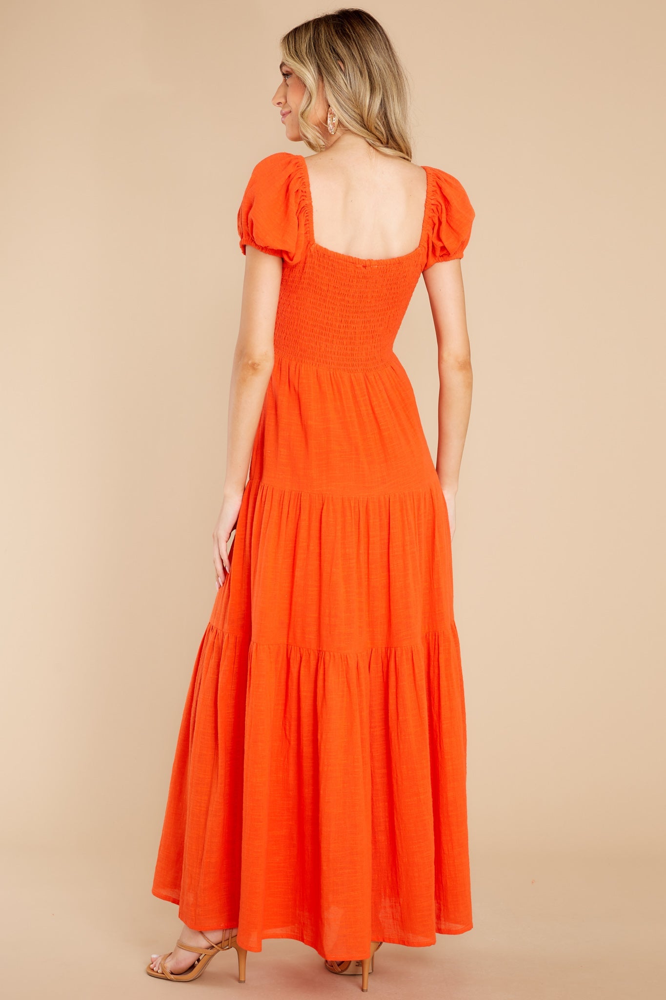 Bright Expressions Burnt Orange Maxi Dress