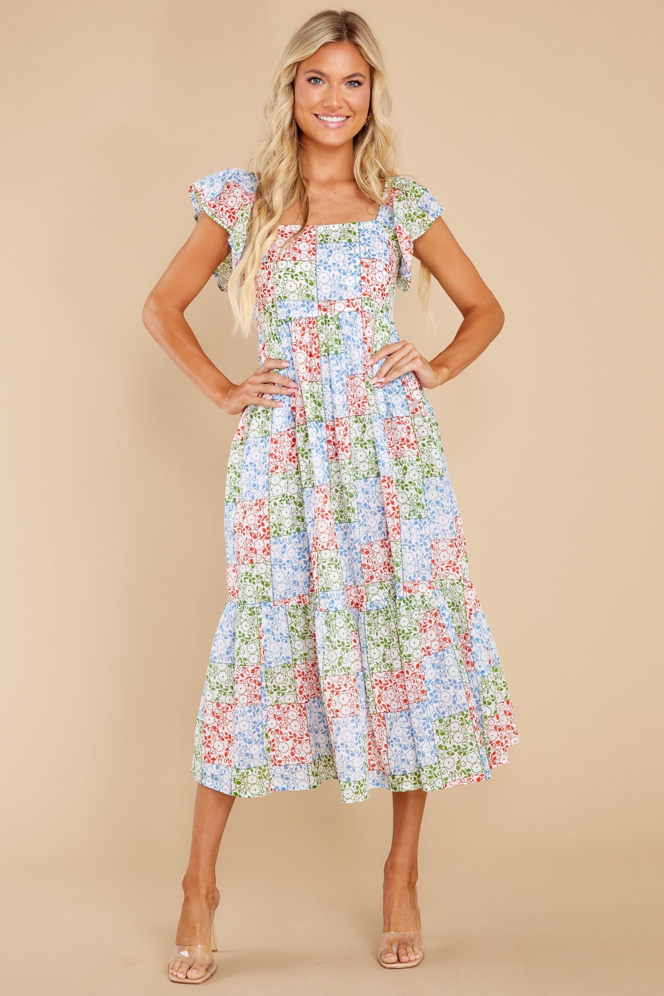 Brooke Ditsy Patchwork Dress