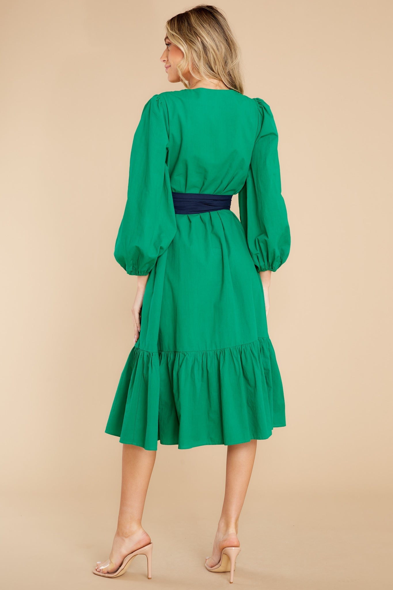 Friend Zone Emerald Midi Dress