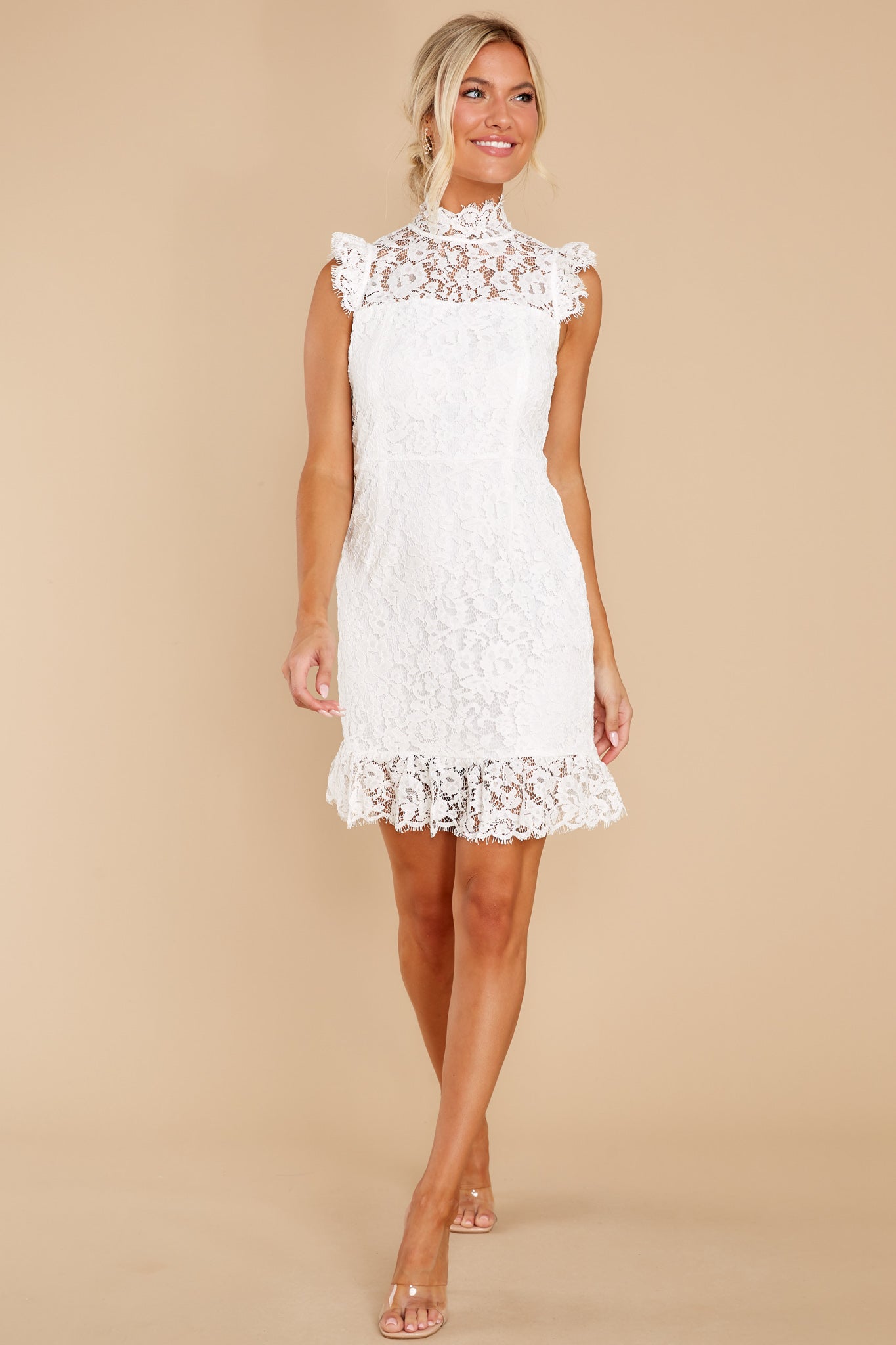 Learn To Love White Lace Dress