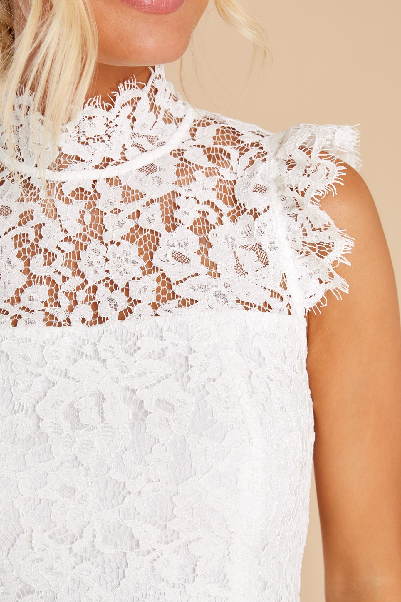 Learn To Love White Lace Dress
