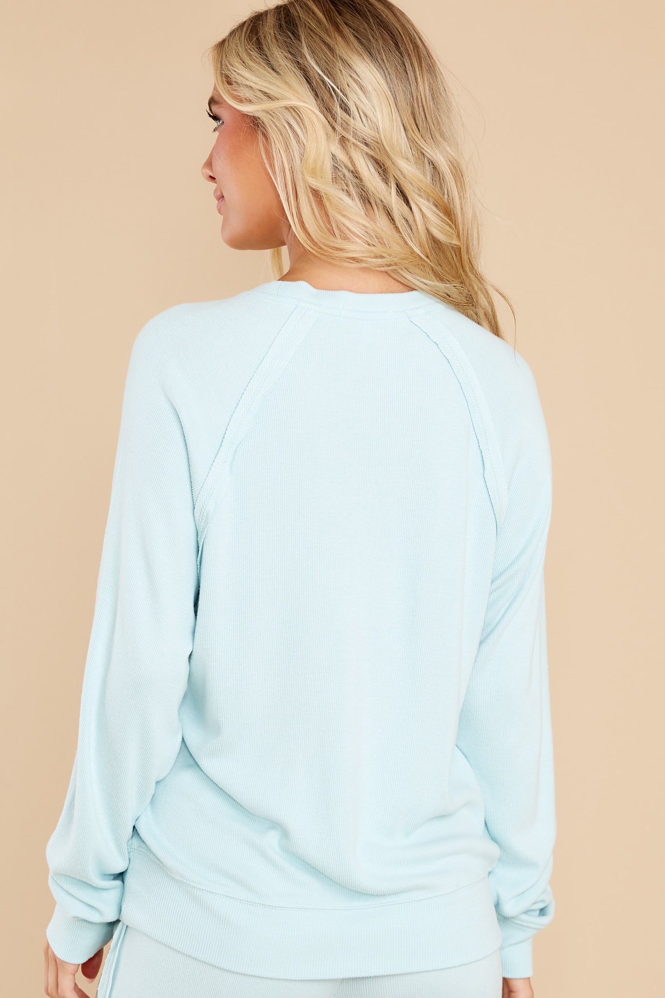 Pastel Dreams Seafoam Long Sleeve Top