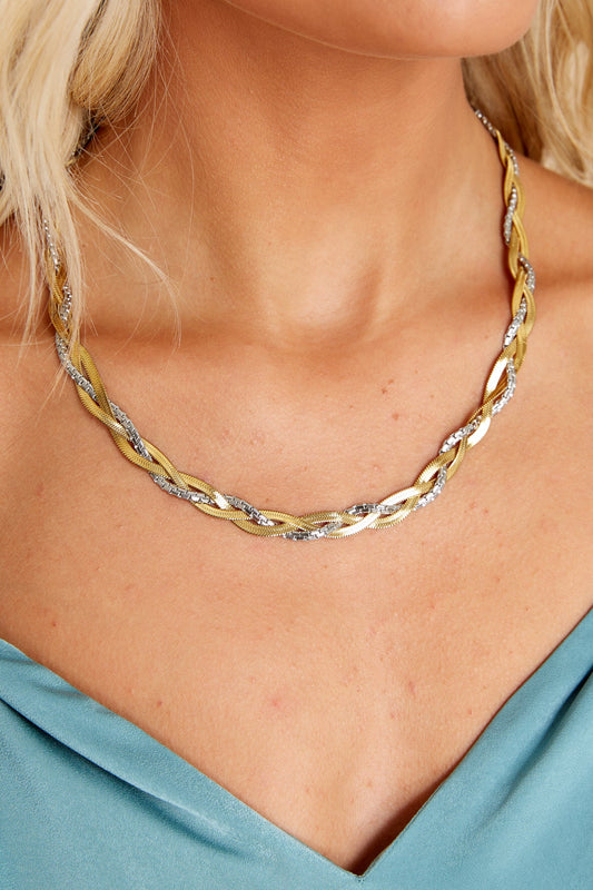 In Between Two Tone Necklace