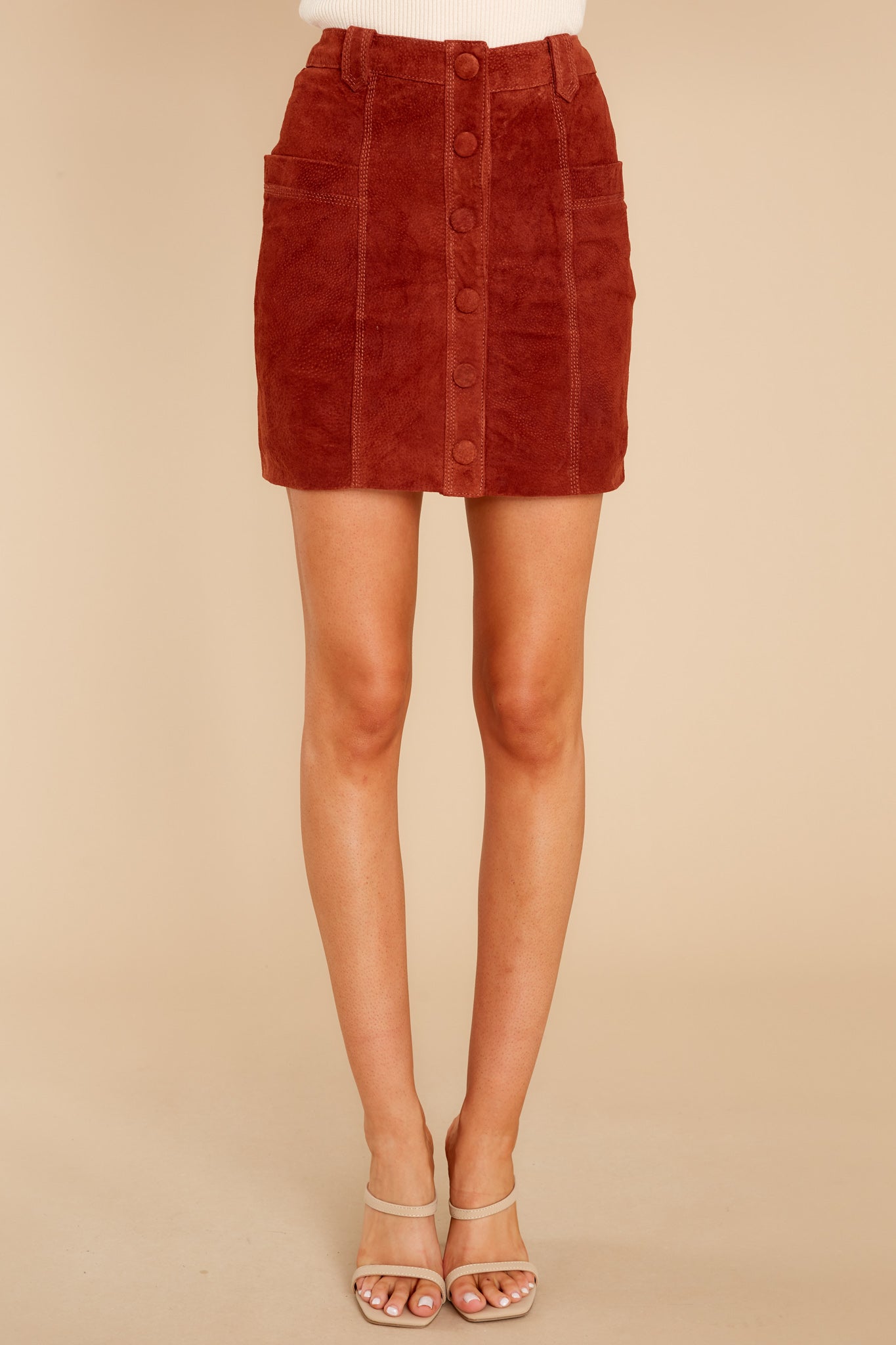 Sun Valley Suede Skirt