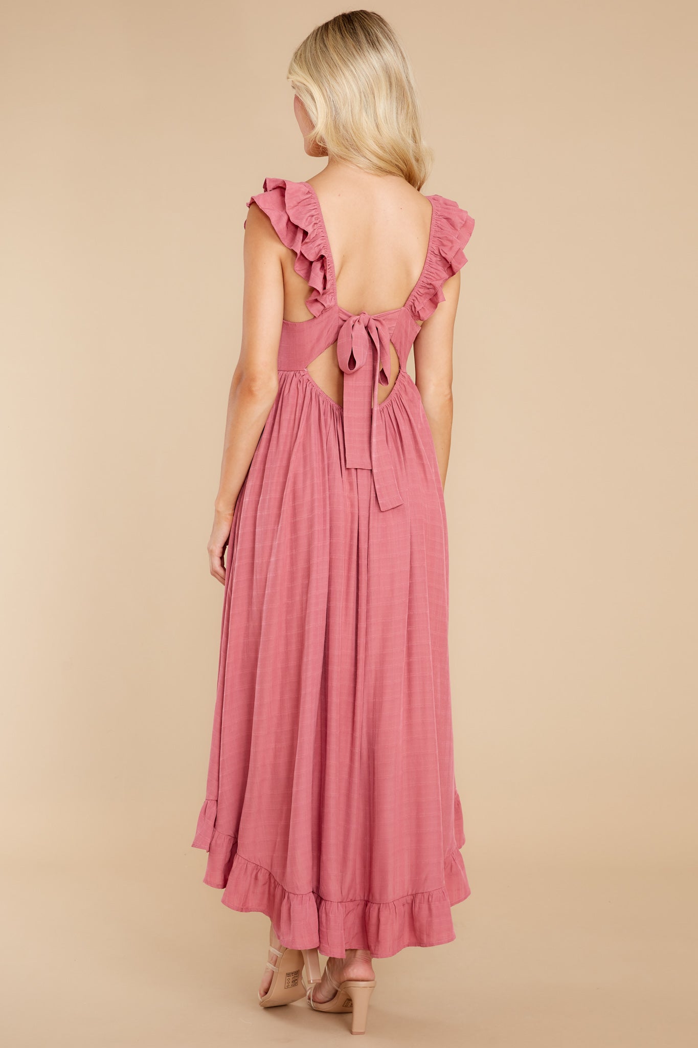 Your Dream Girl Rose Pink Midi Dress