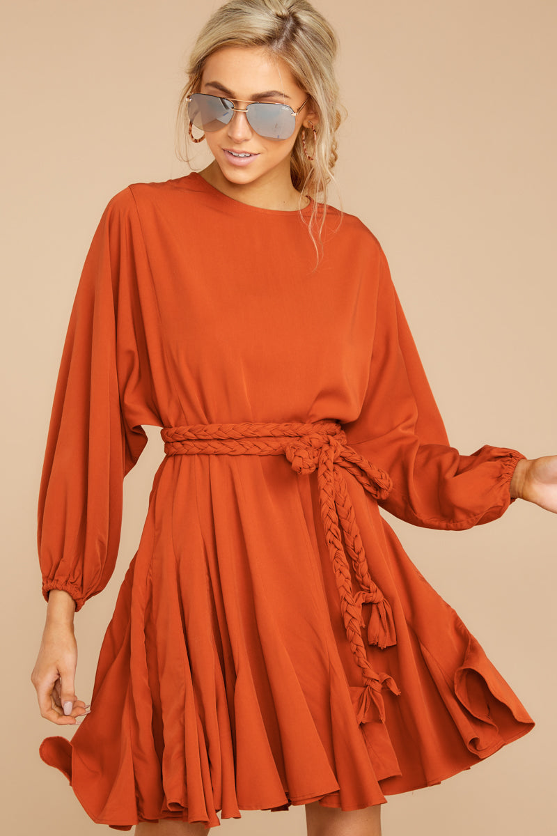 Everyday Here Orange Dress