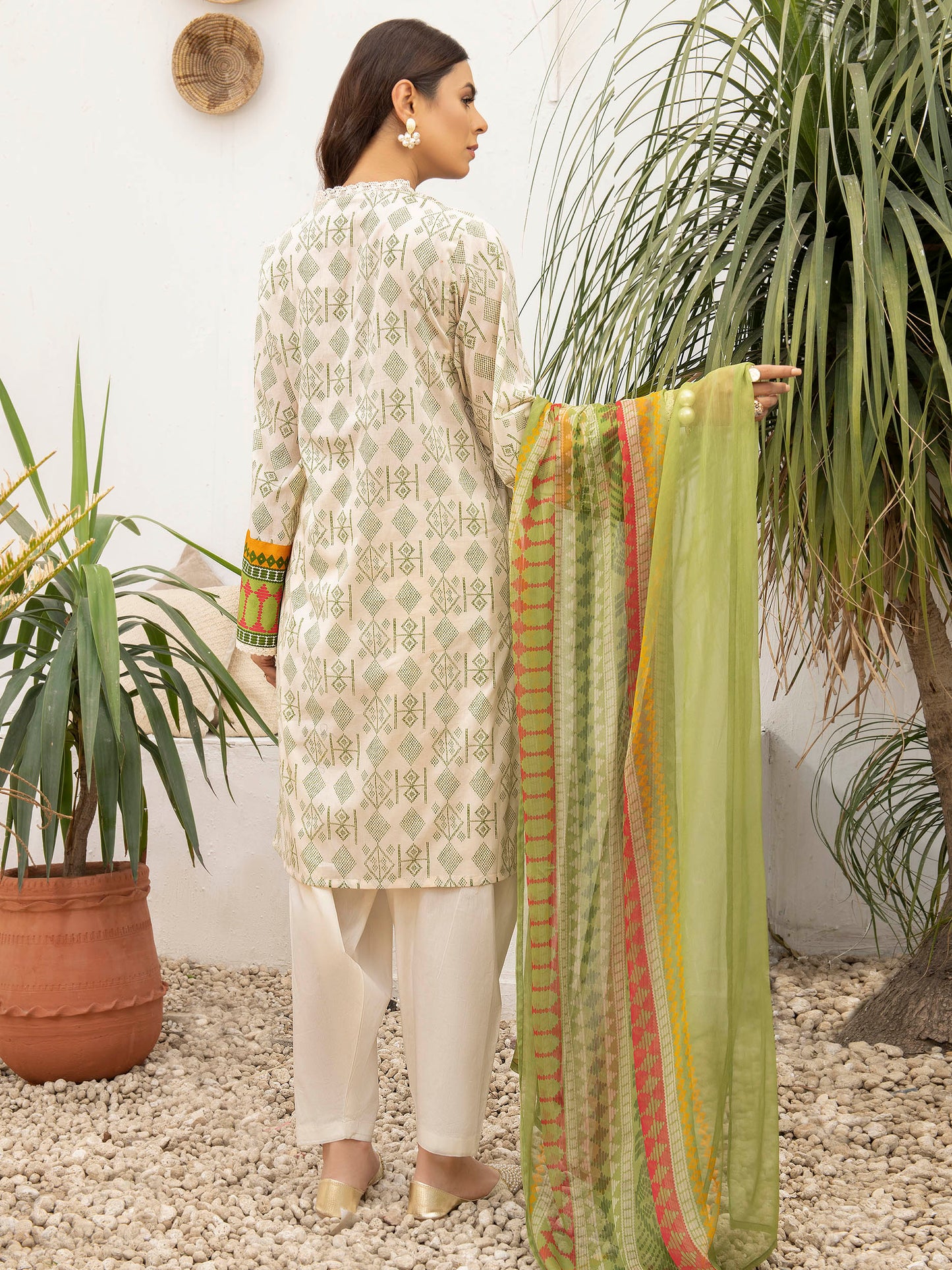 Texture Lawn 2 Piece Suit