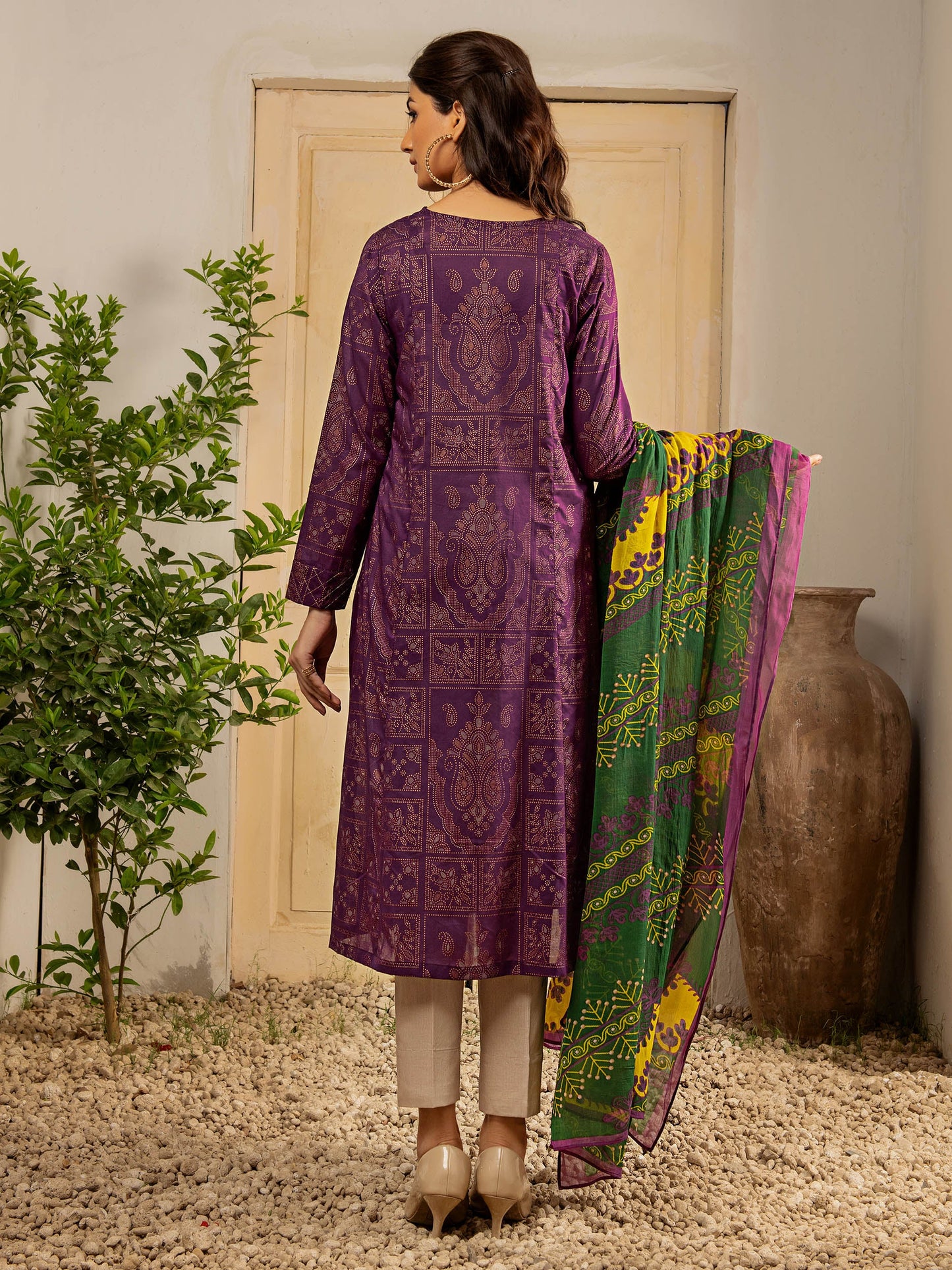 2 Piece Printed Lawn Suit