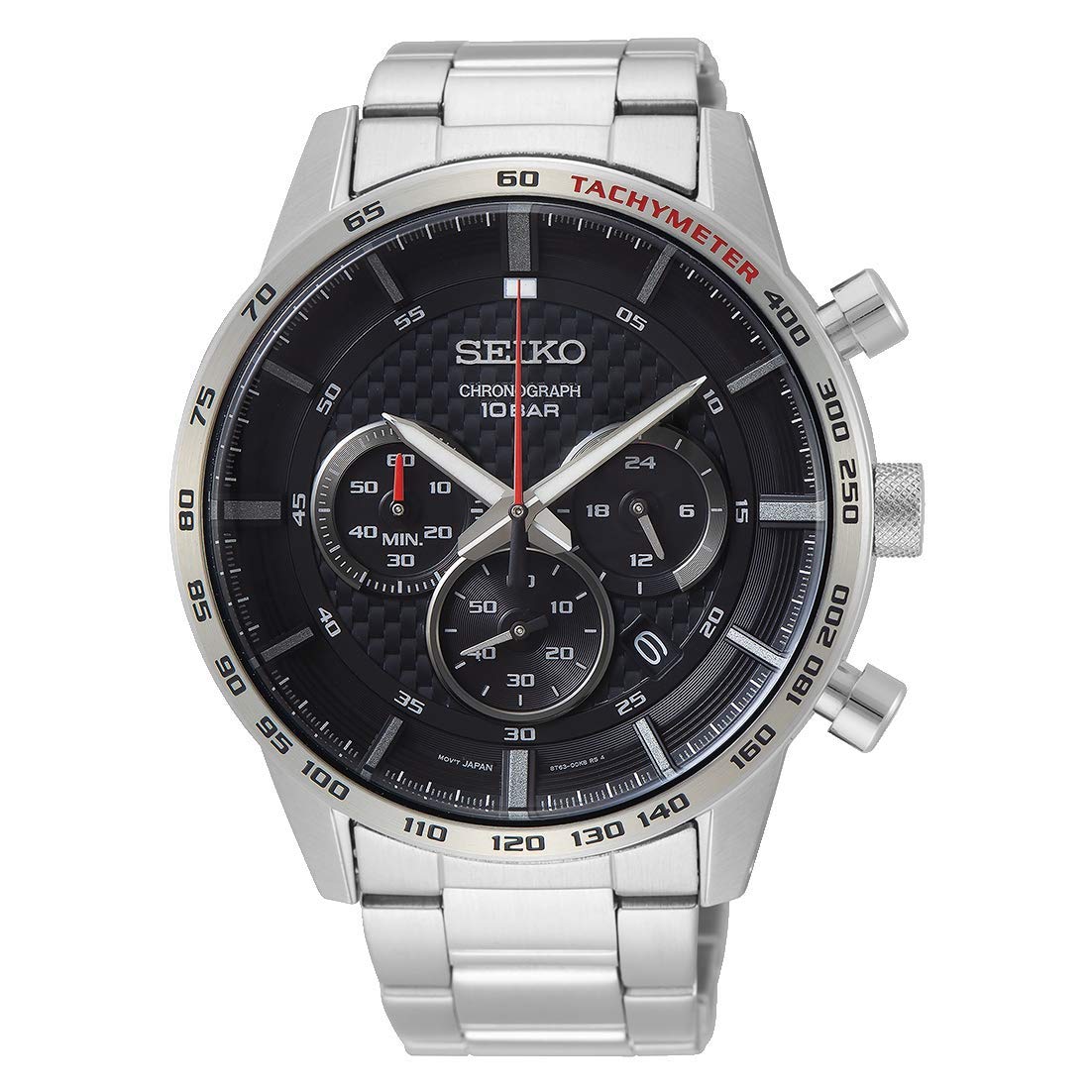 Seiko Neo Sports Chronograph Quartz Black Dial Men's Watch