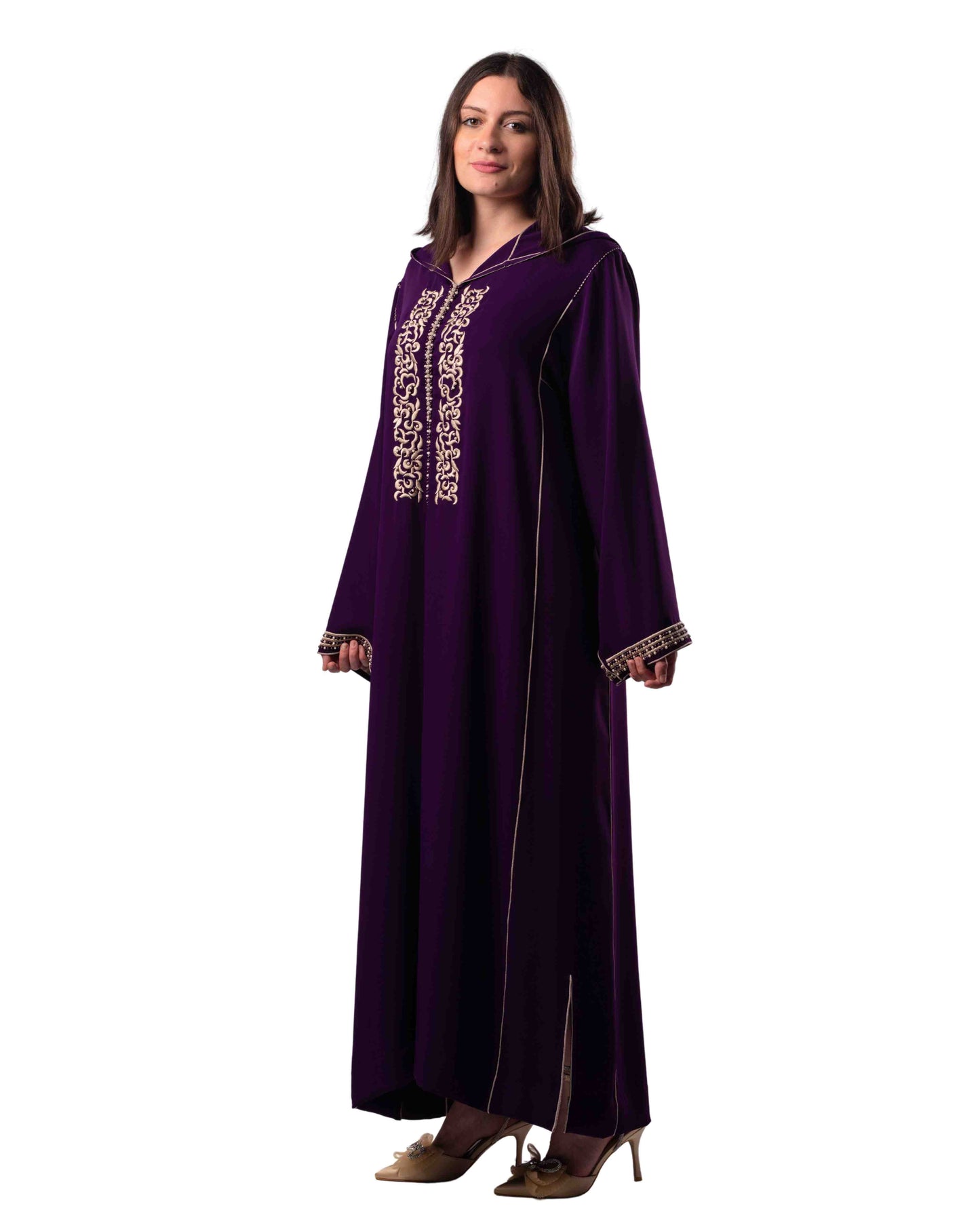 Djellaba Fatima Mauve