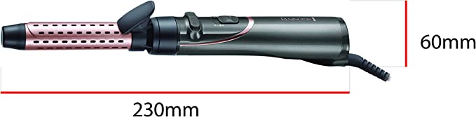 Remington Curl and Straight Confidence Rotating Hot Air Styler - Versatile Curling Iron, Soft Hair Dryer Brush, Paddle Hairbrush -NEW